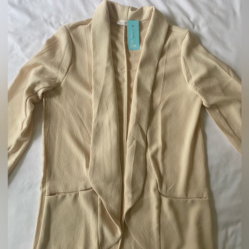 LUSH Cream Blazer